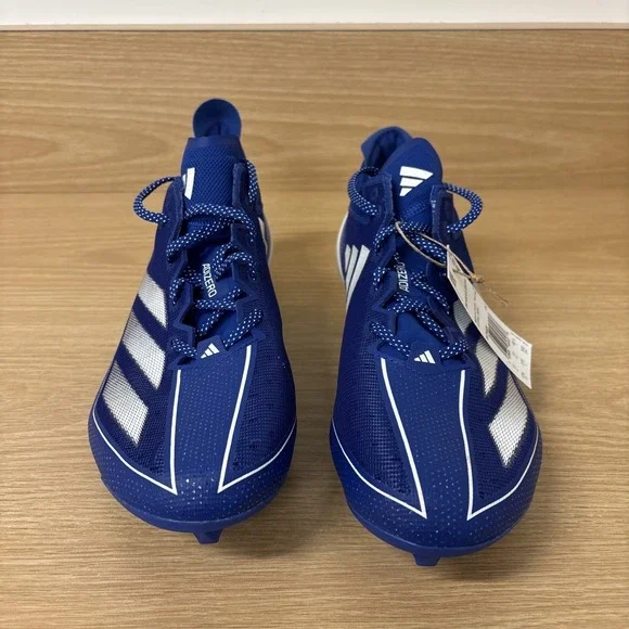 Adidas Men's Size 13.5 ADIZERO ELECTRIC Football Cleats Royal Blue IH7449 - Picture 5 of 7